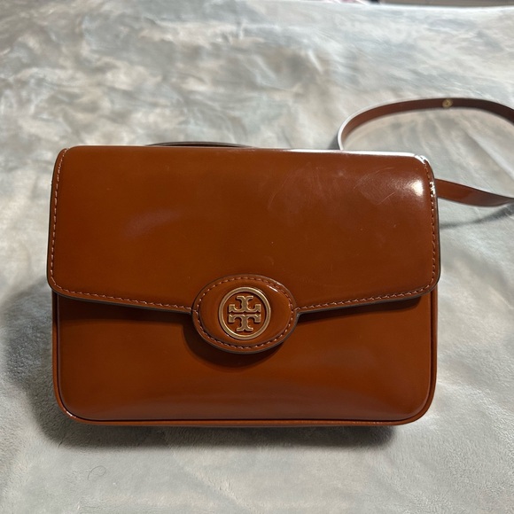 Tory Burch Tan Leather Crossbody Bag - Picture 3 of 3